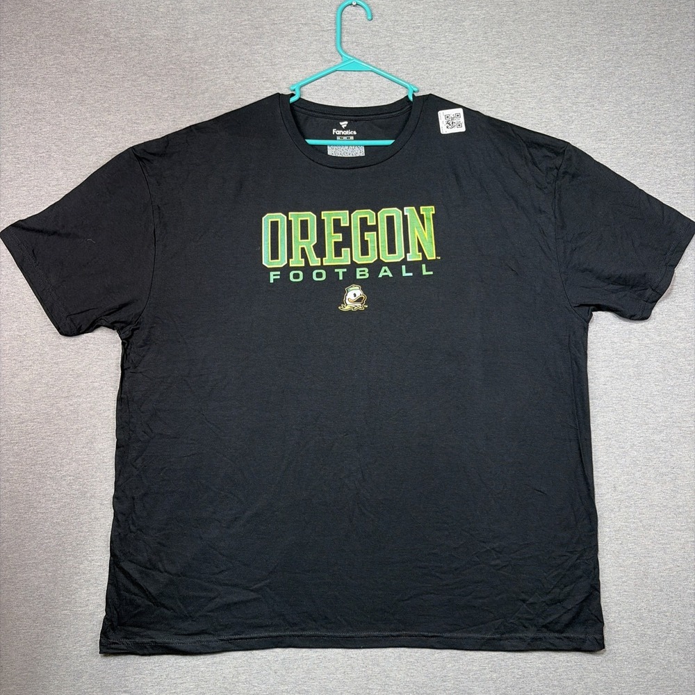 NWOT Fanatics Oregon Ducks NCAA Football Black Fanatics‎ Men's Size 3XL *READ*